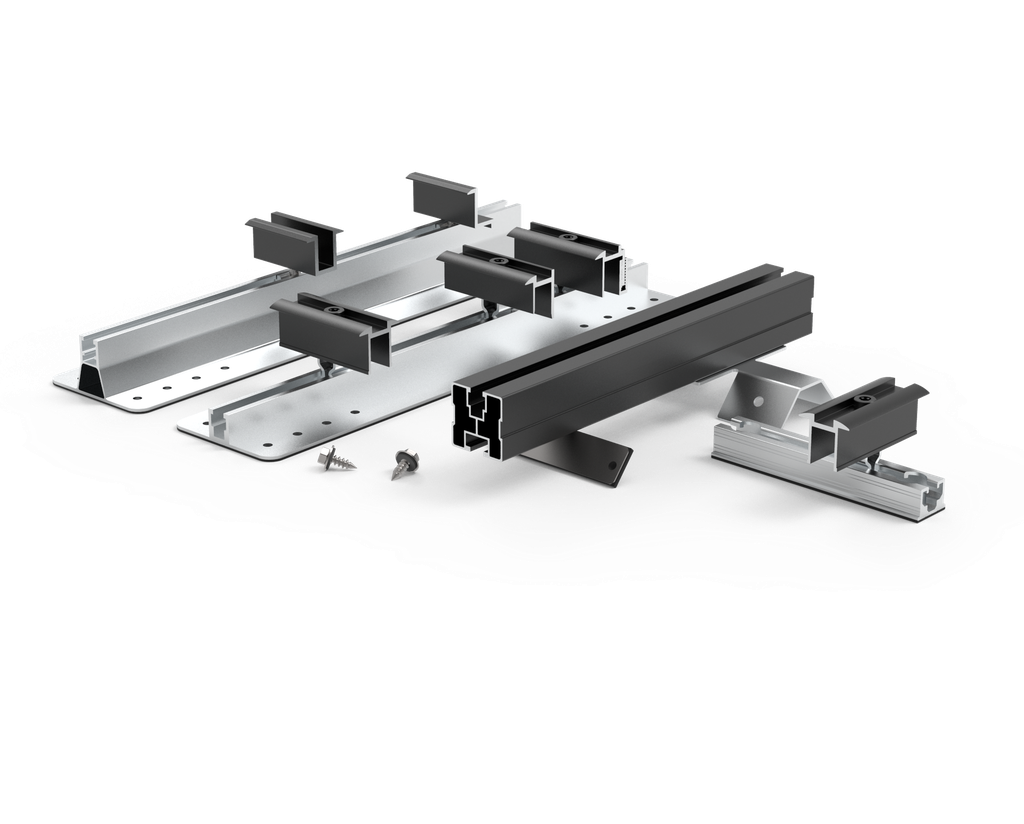Plaque Steeldeck Pour Tole Trapezoidale Avec Epdm 40Cm Alu - Fixing